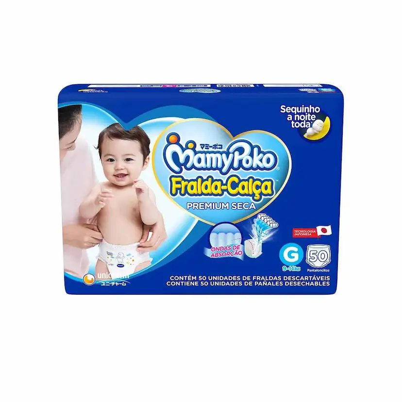 Fralda macia com excelente custo-benefício e ótima absorção